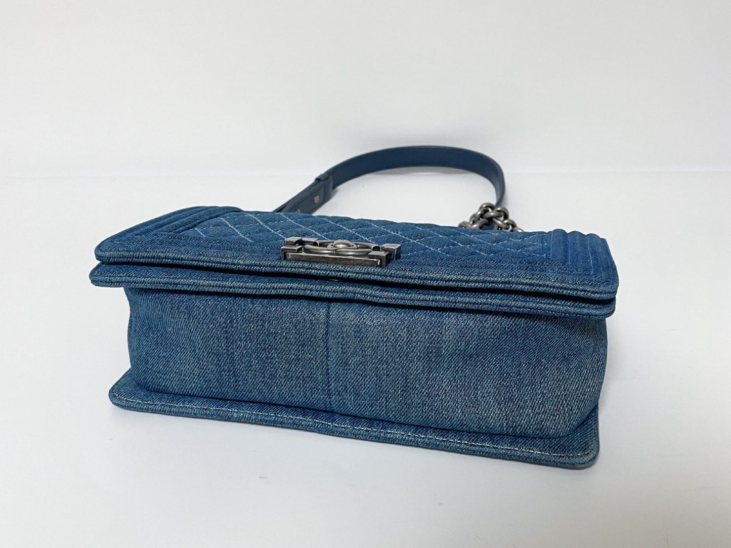 CHANEL Boy Chanel Denim No. 17 Shoulder Bag
