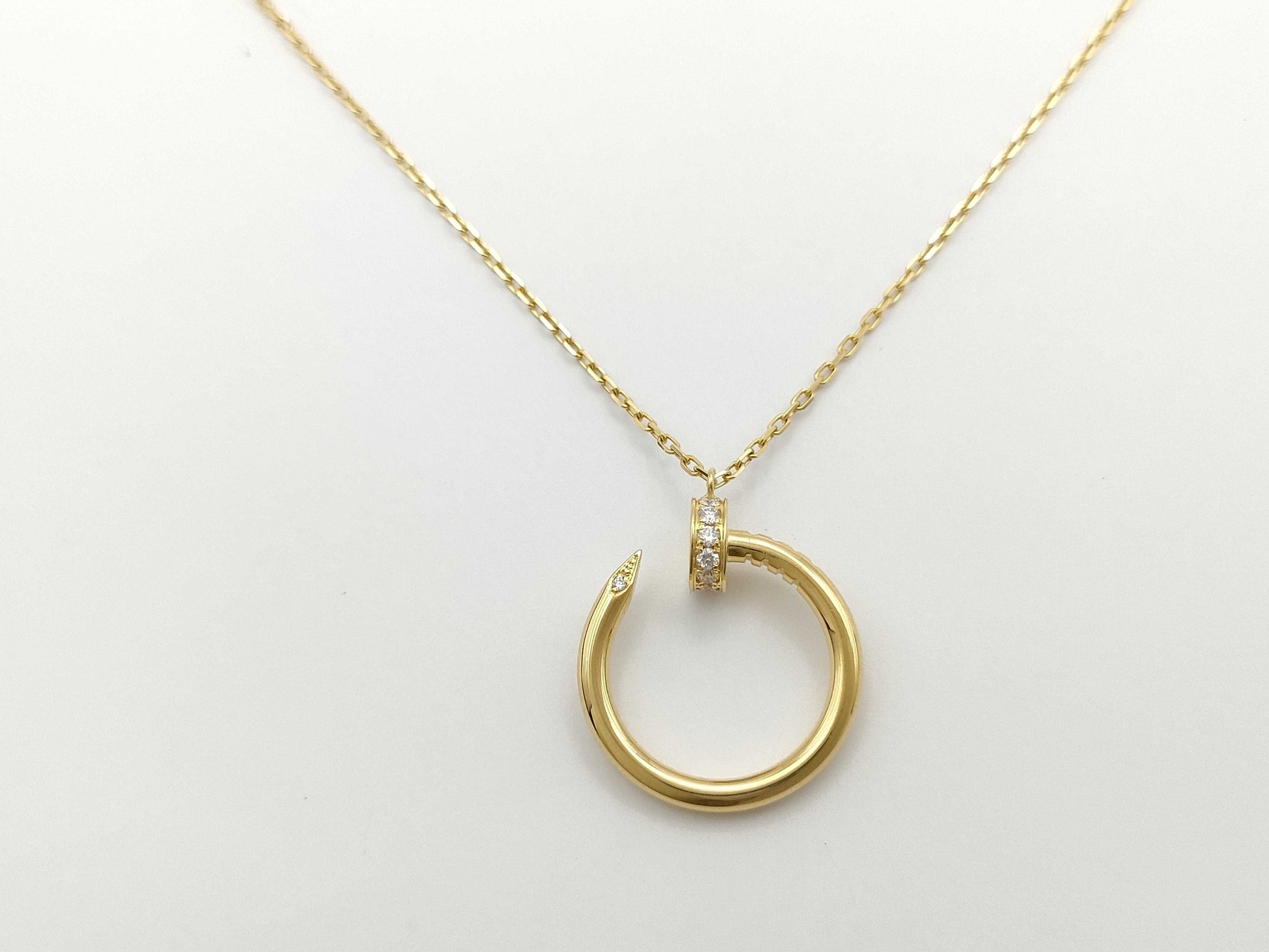 Cartier Justo Ankle Diamond YG Au750 5.9g Necklace