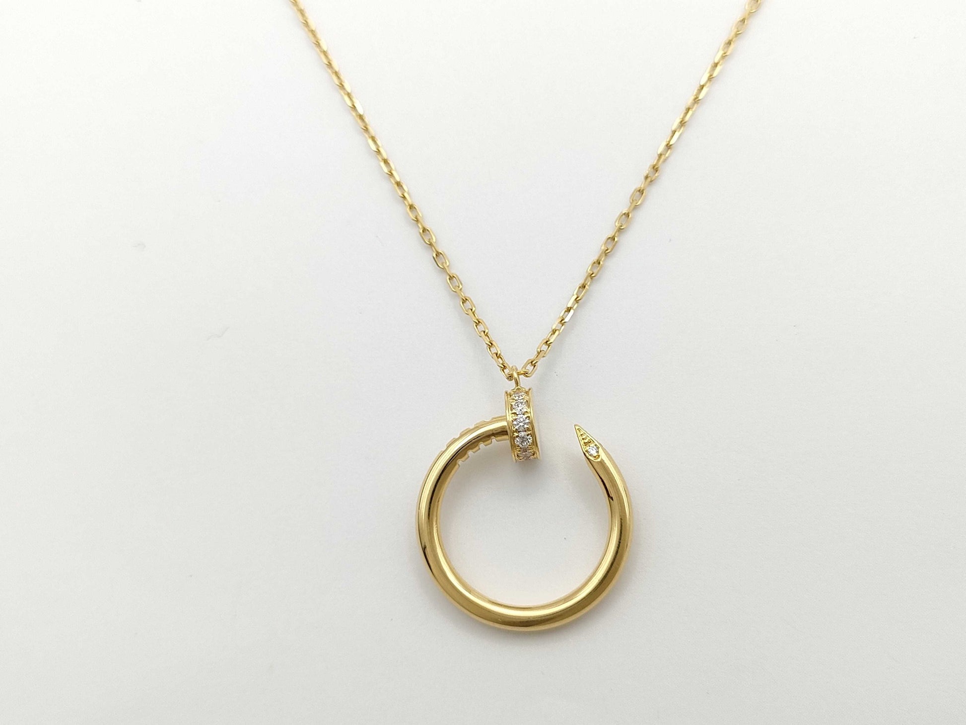 Cartier Justo Ankle Diamond YG Au750 5.9g Necklace
