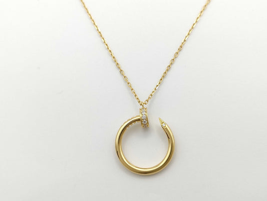Cartier Justo Ankle Diamond YG Au750 5.9g Necklace