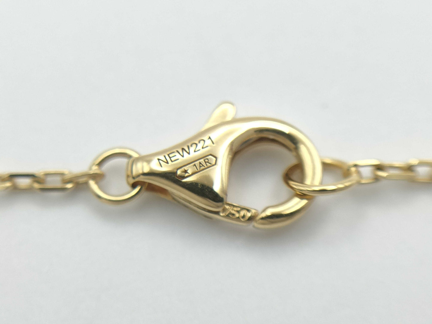 Cartier Justo Ankle Diamond YG Au750 5.9g Necklace