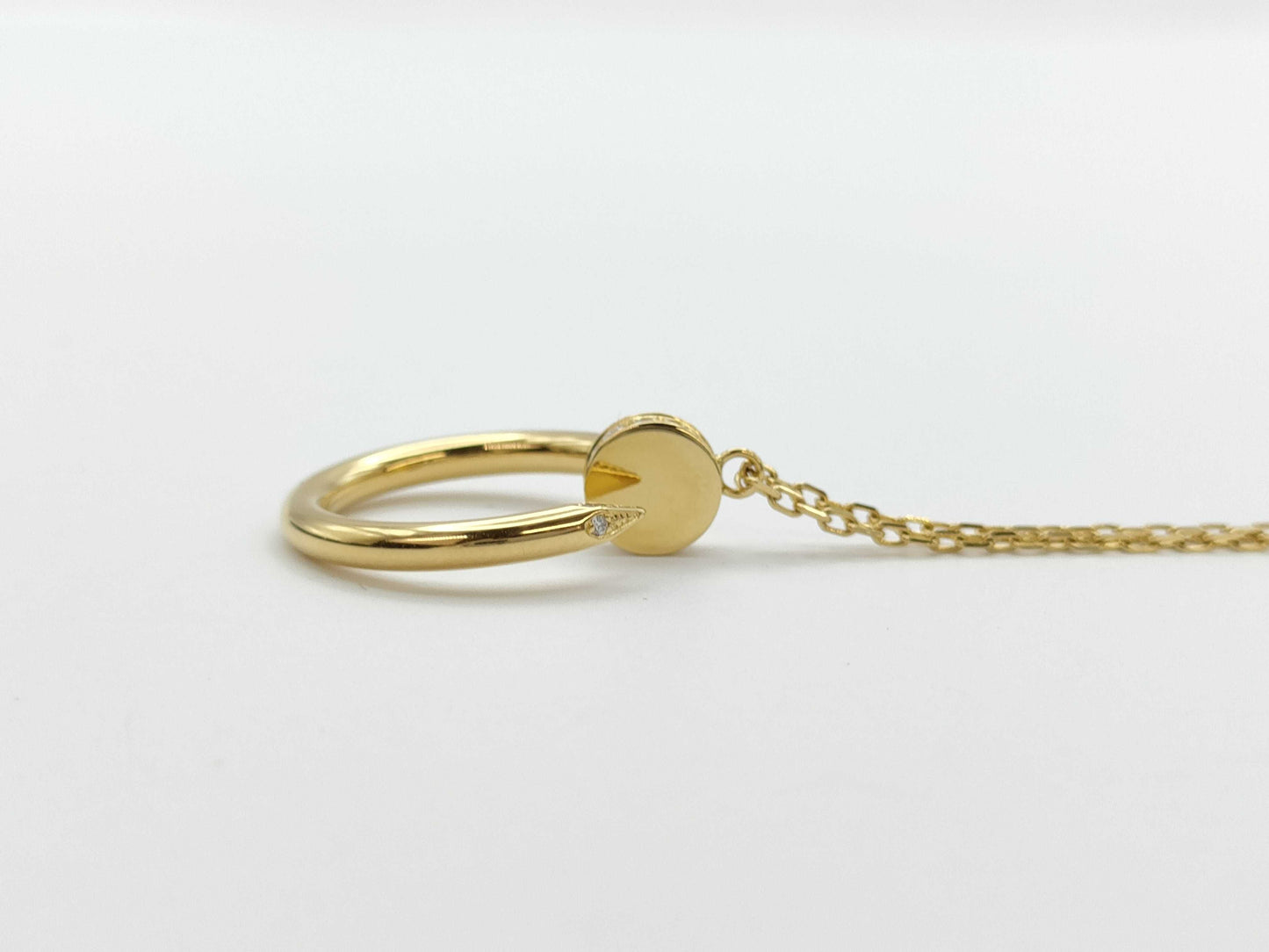 Cartier Justo Ankle Diamond YG Au750 5.9g Necklace