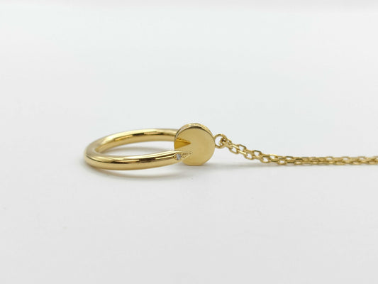 Cartier Justo Ankle Diamond YG Au750 5.9g Necklace