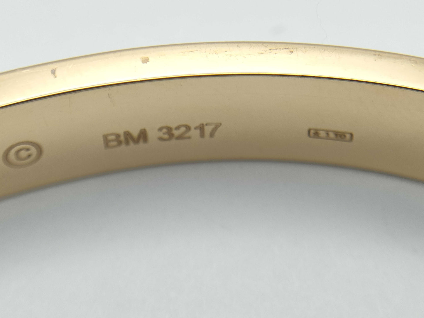 BVLGARI Old Love Breath #17 YG 750 30.1g Bracelet Bangle
