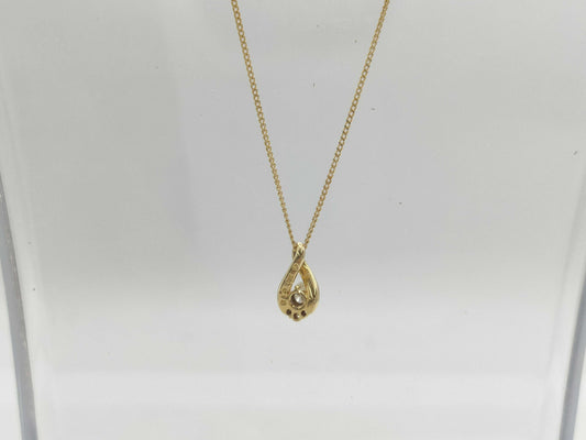 Vendome Aoyama D0.13ct K18 2.7g Necklace
