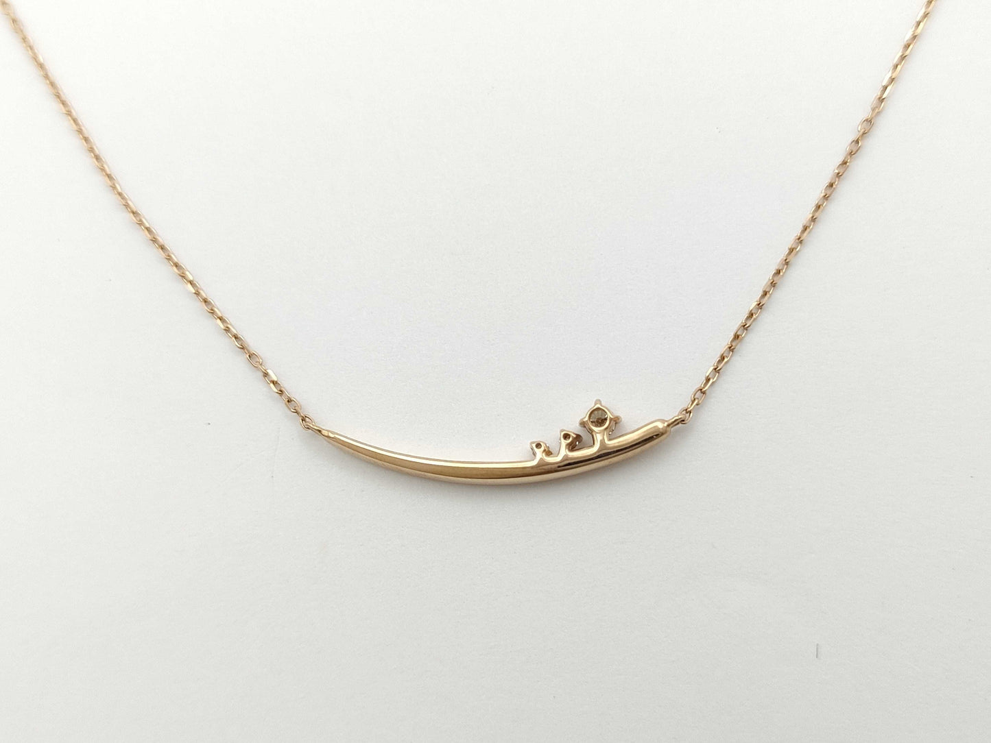 4°C Diamond K18 1.5g Necklace