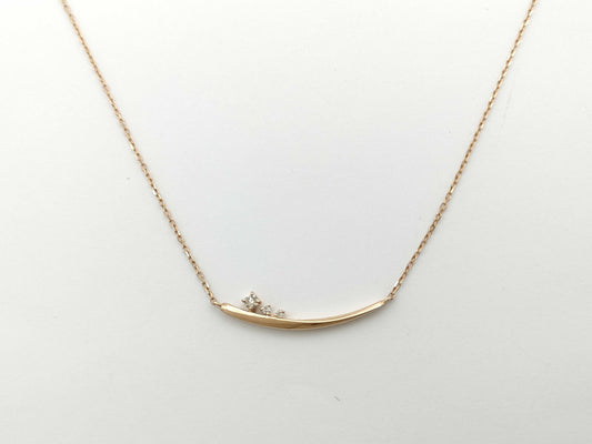 4°C Diamond K18 1.5g Necklace