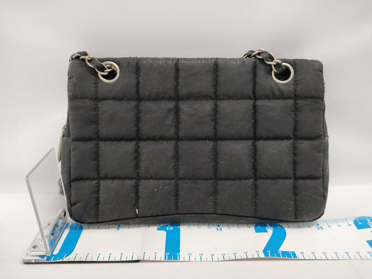 CHANEL Chocobar Chain Shoulder Bag