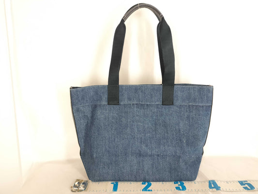 COACH denim tote bag