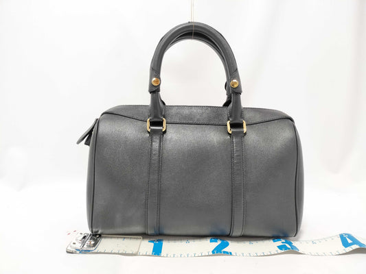 BURBERRY Leather Handbag Black Handbag