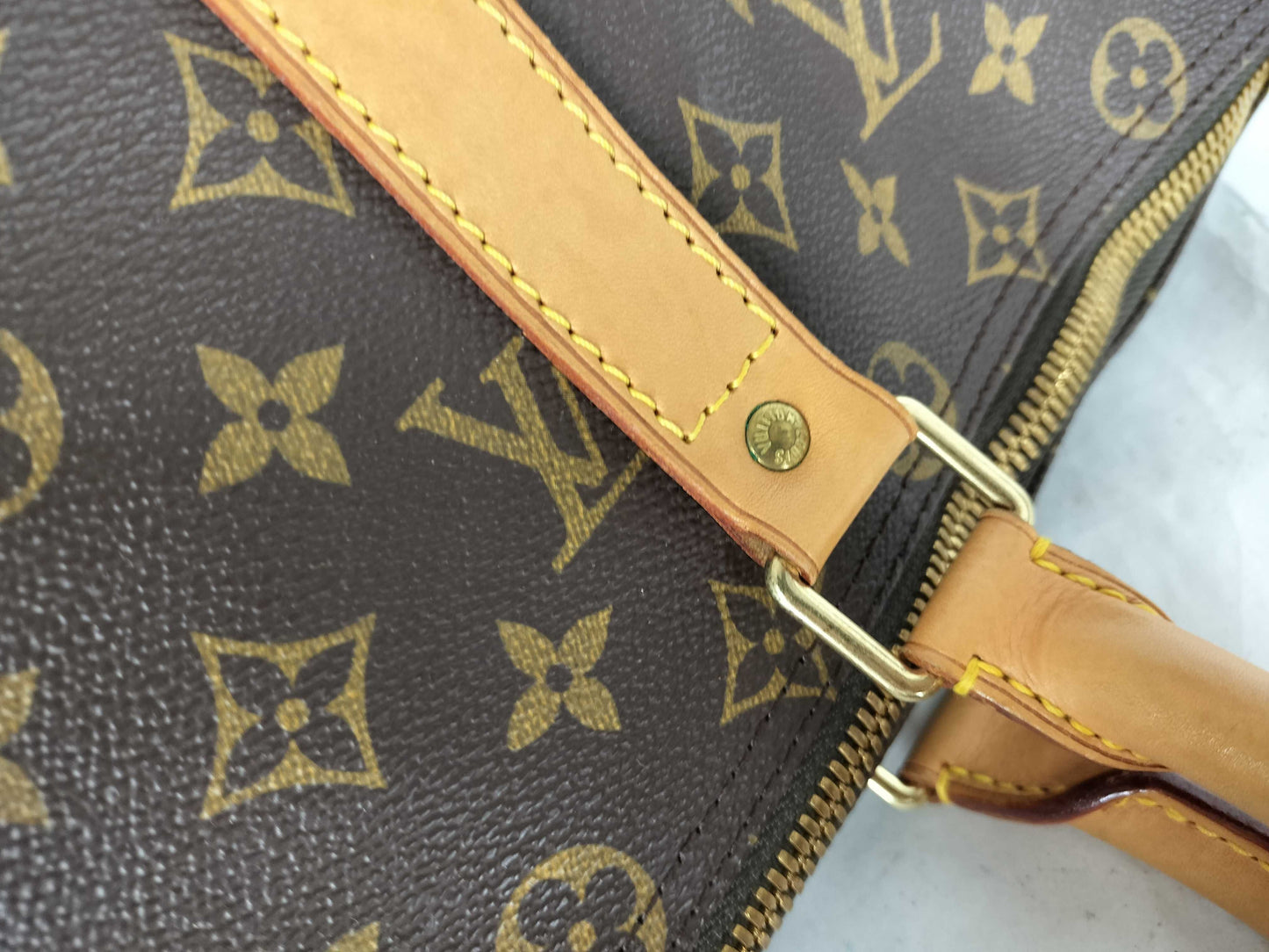 LOUIS VUITTON Monogram Keepall 45 Boston Bag