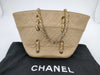 CHANEL Matlasse Chain Shoulder Bag 1st Beige Shoulder Bag