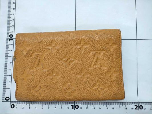 LOUIS VUITTON Monogram Empreinte Wallet Yellow Wallet