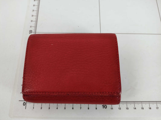 GUCCI GG Marmont Folding Wallet, Red
