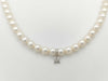 MIKIMOTO M Charm Pearl Diameter Approx. 5.9mm-6.6mm SV 25.2g Necklace