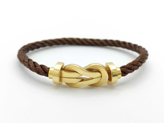 FRED Anfini #16 YG Au750/SS 16.2g Bracelet Bangle