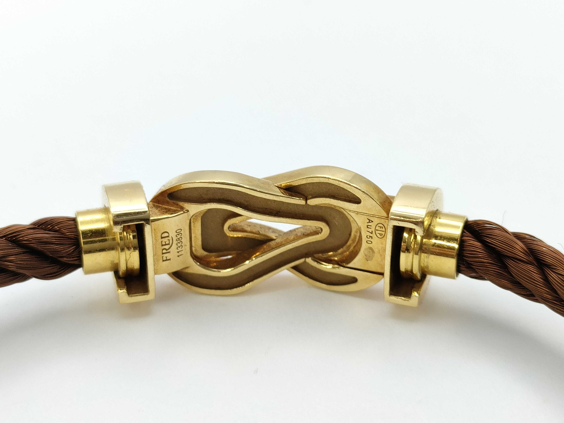 FRED Anfini #16 YG Au750/SS 16.2g Bracelet Bangle