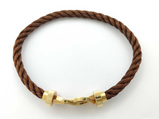 FRED Anfini #16 YG Au750/SS 16.2g Bracelet Bangle