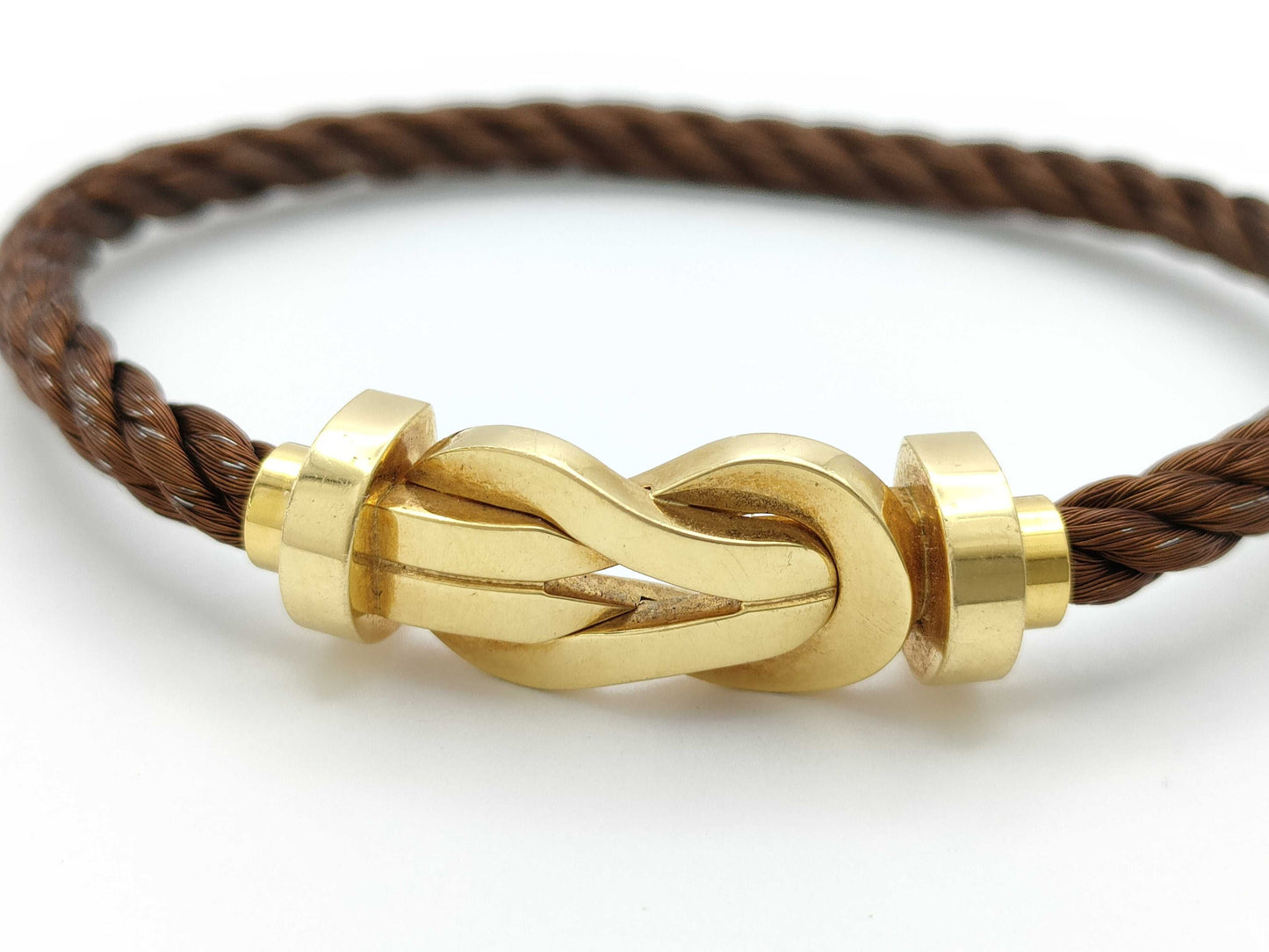 FRED Anfini #16 YG Au750/SS 16.2g Bracelet Bangle