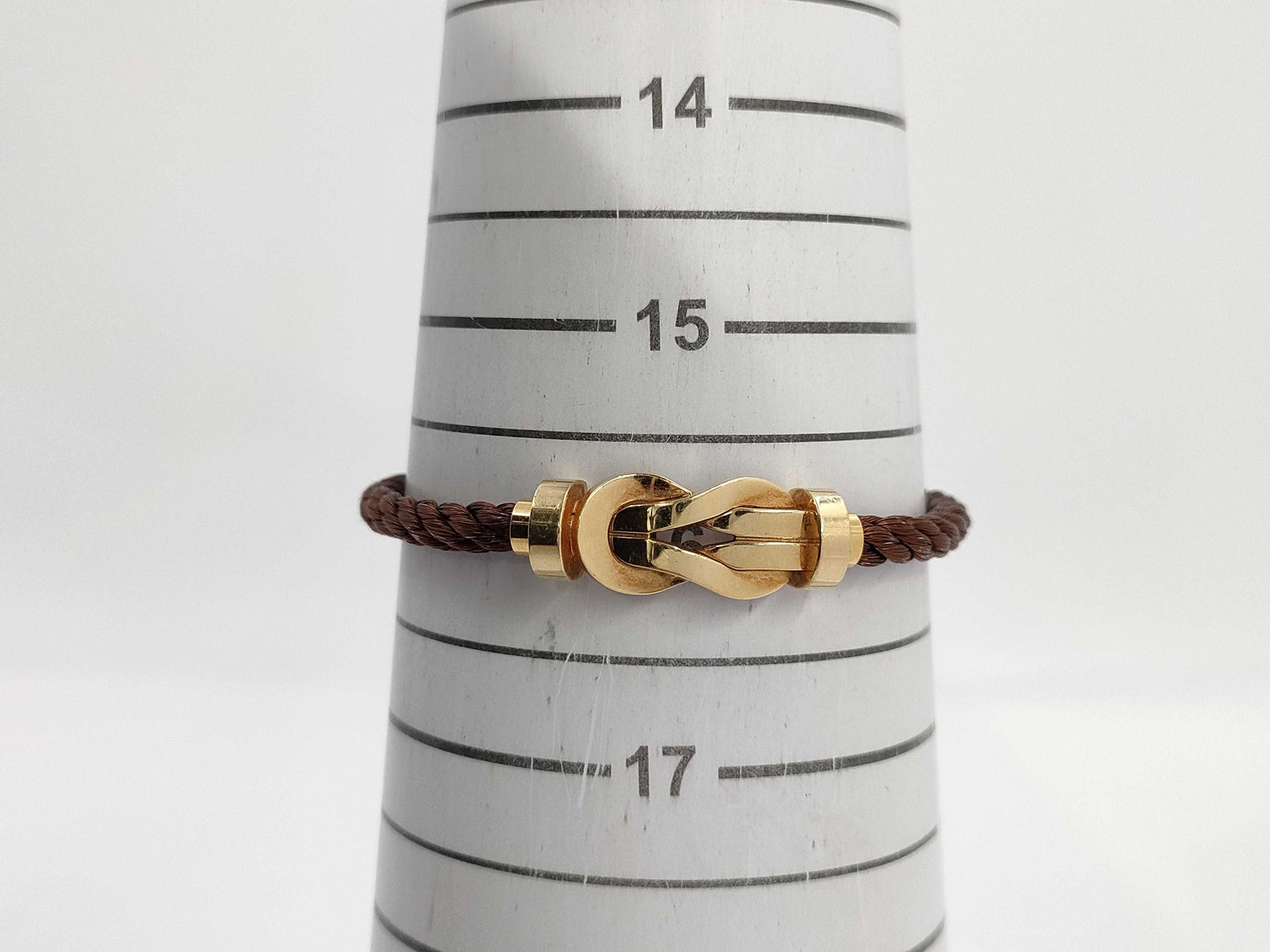 FRED Anfini #16 YG Au750/SS 16.2g Bracelet Bangle