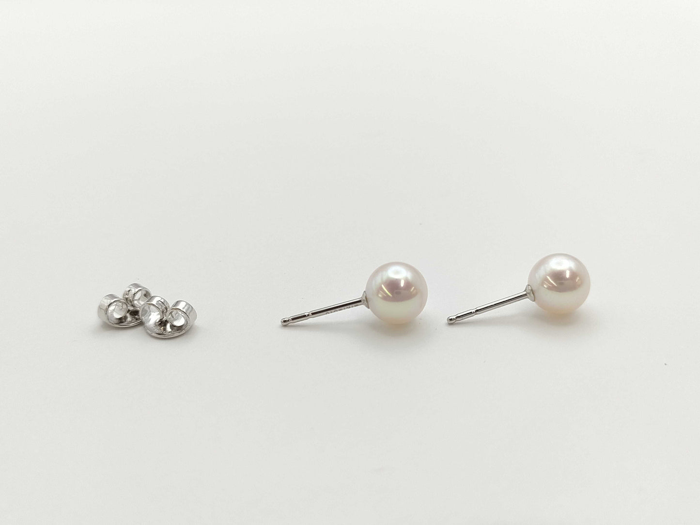 MIKIMOTO Pearl Diameter Approx. 7.3mm/7.5mm K18 2.1g Earrings