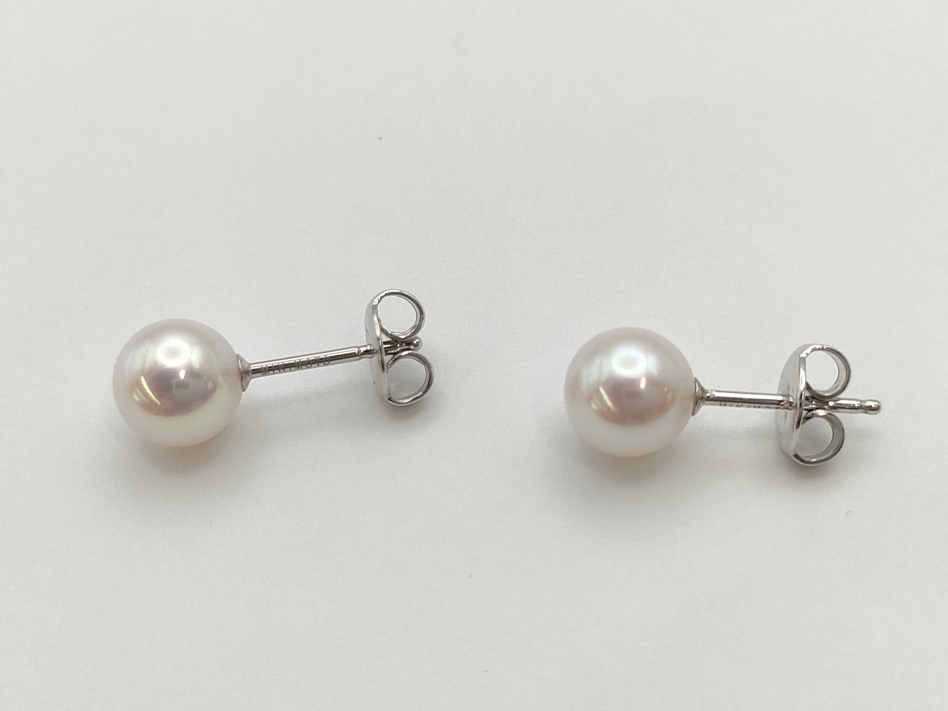 MIKIMOTO Pearl Diameter Approx. 7.3mm/7.5mm K18 2.1g Earrings