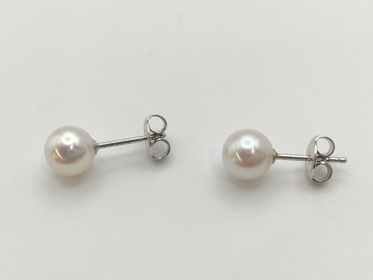 MIKIMOTO Pearl Diameter Approx. 7.3mm/7.5mm K18 2.1g Earrings