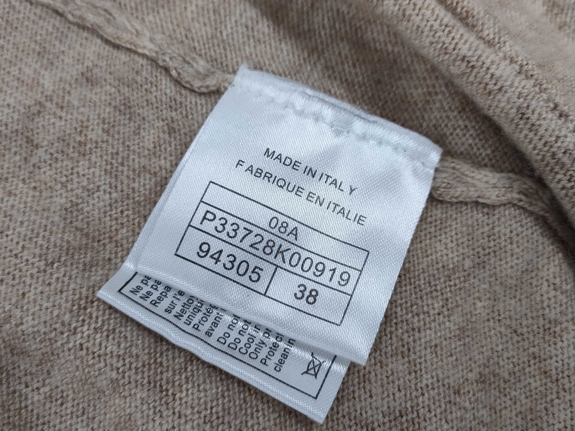 CHANEL Beige 38 Cardigan