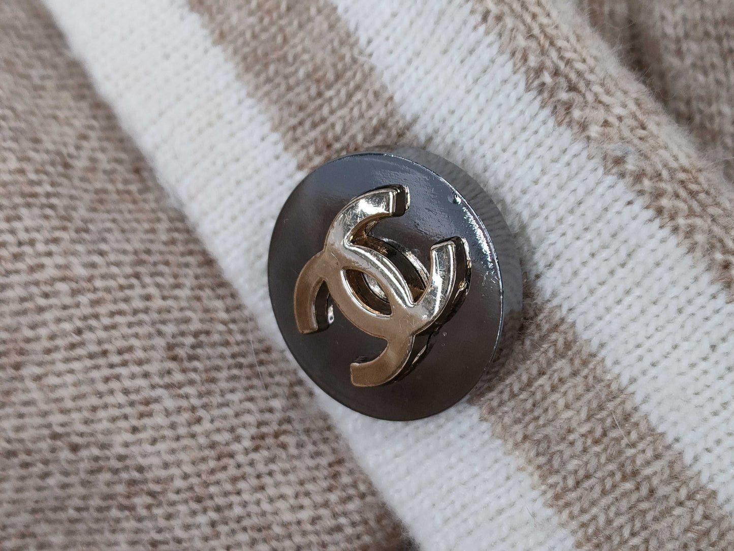 CHANEL Beige 38 Cardigan
