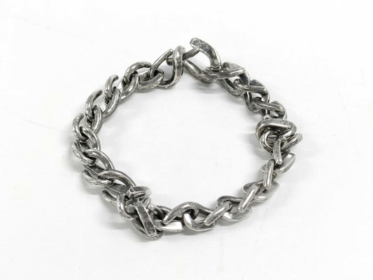 Tiffany & Co. Tiffany Forge Medium Link Bracelet, Oxidized Finish, 21 Links , Ag925, 44.3g