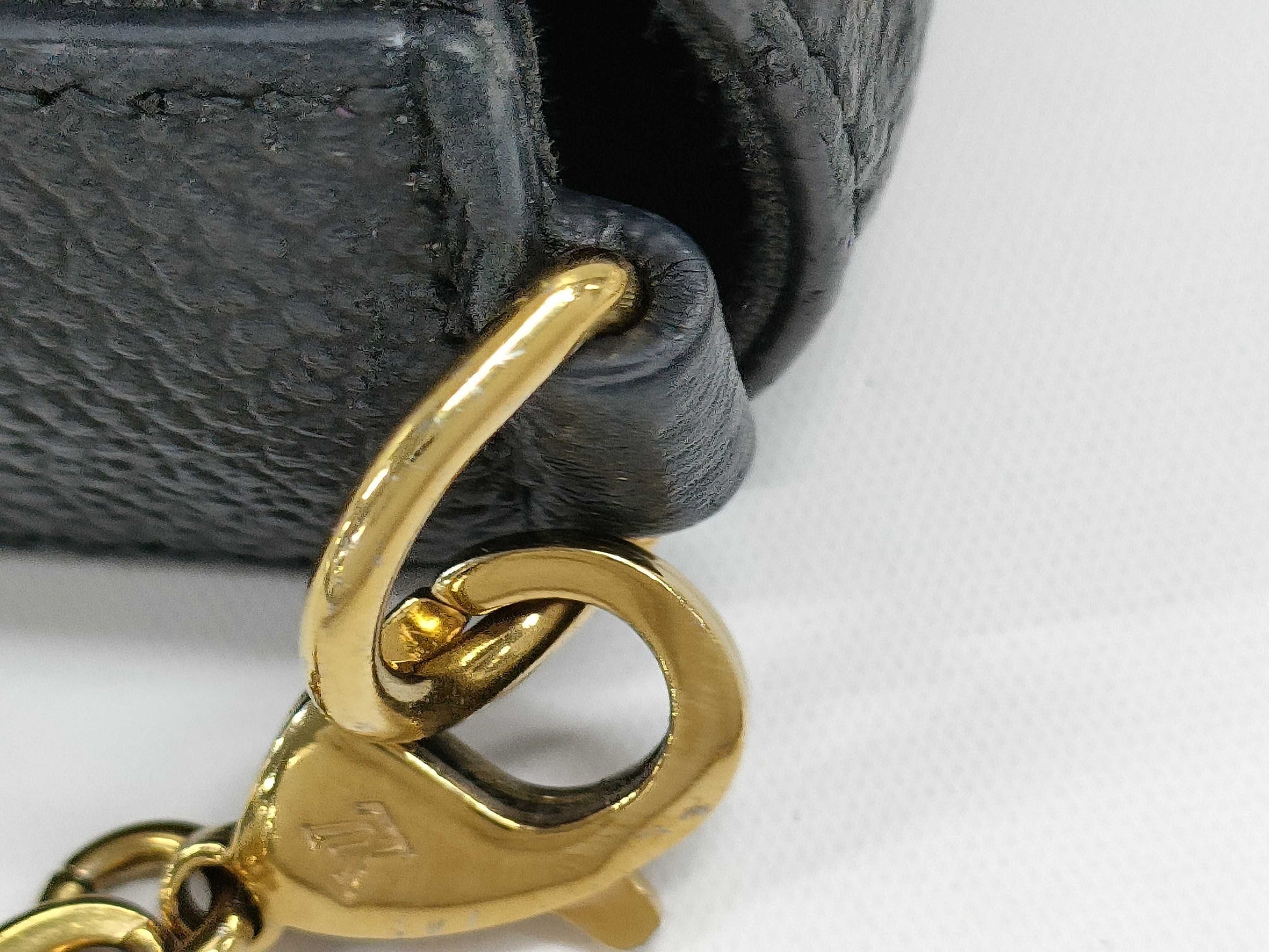 LOUIS VUITTON Monogram Empreinte Pochette Felicie with Chain Strap and RFID