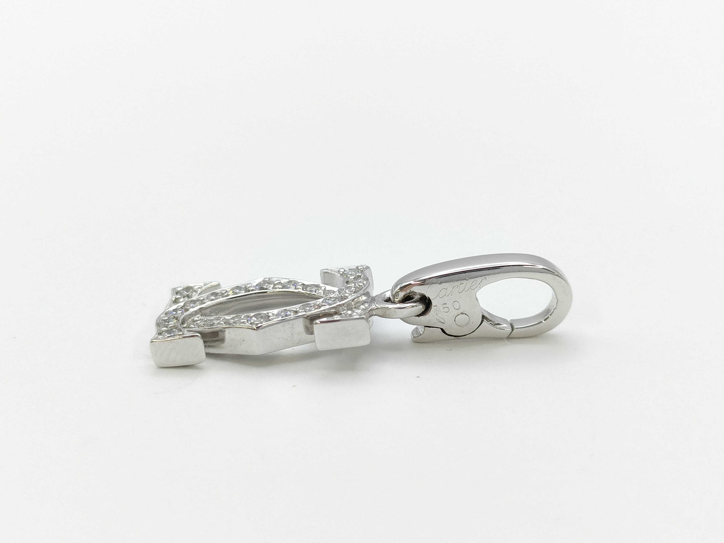 Cartier 2C Diamond 750 2.2g Pendant Top