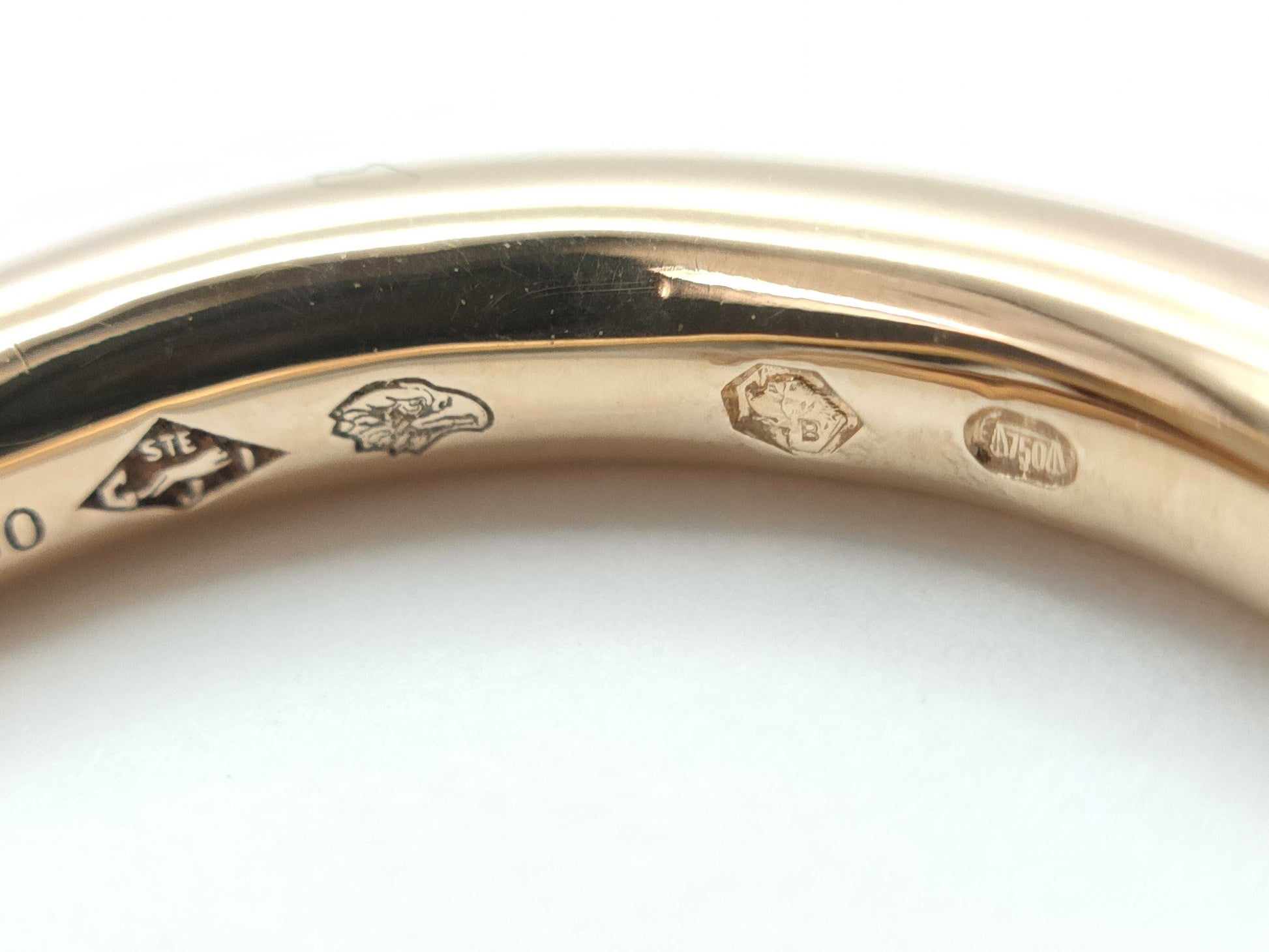 Cartier Justo Ankle #51 Diamond PG Au750 7.5g Ring