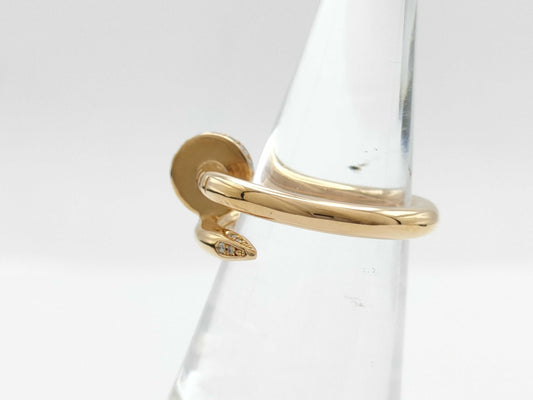 Cartier Justo Ankle #51 Diamond PG Au750 7.5g Ring
