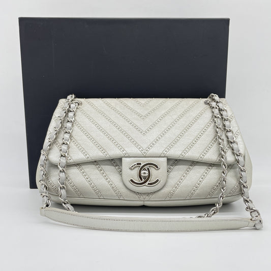 CHANEL CHANEL Chevron Single Flap Chain Shoulder 24 Series Shoulder Bag