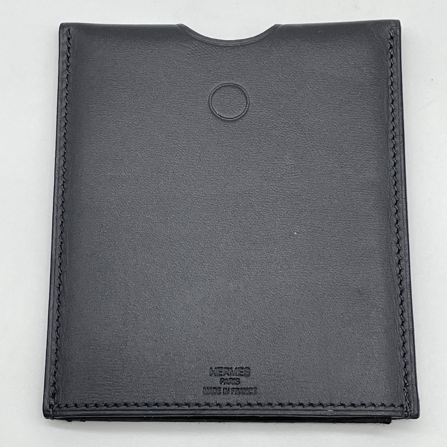 HERMES HERMES Noir Pass Case Card Case, Pass Case, Business Card Holder