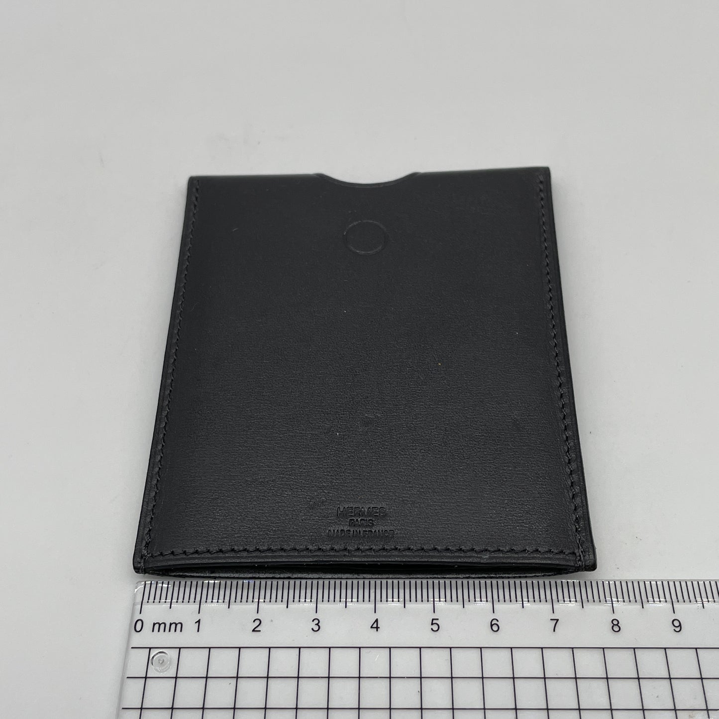 HERMES HERMES Noir Pass Case Card Case, Pass Case, Business Card Holder