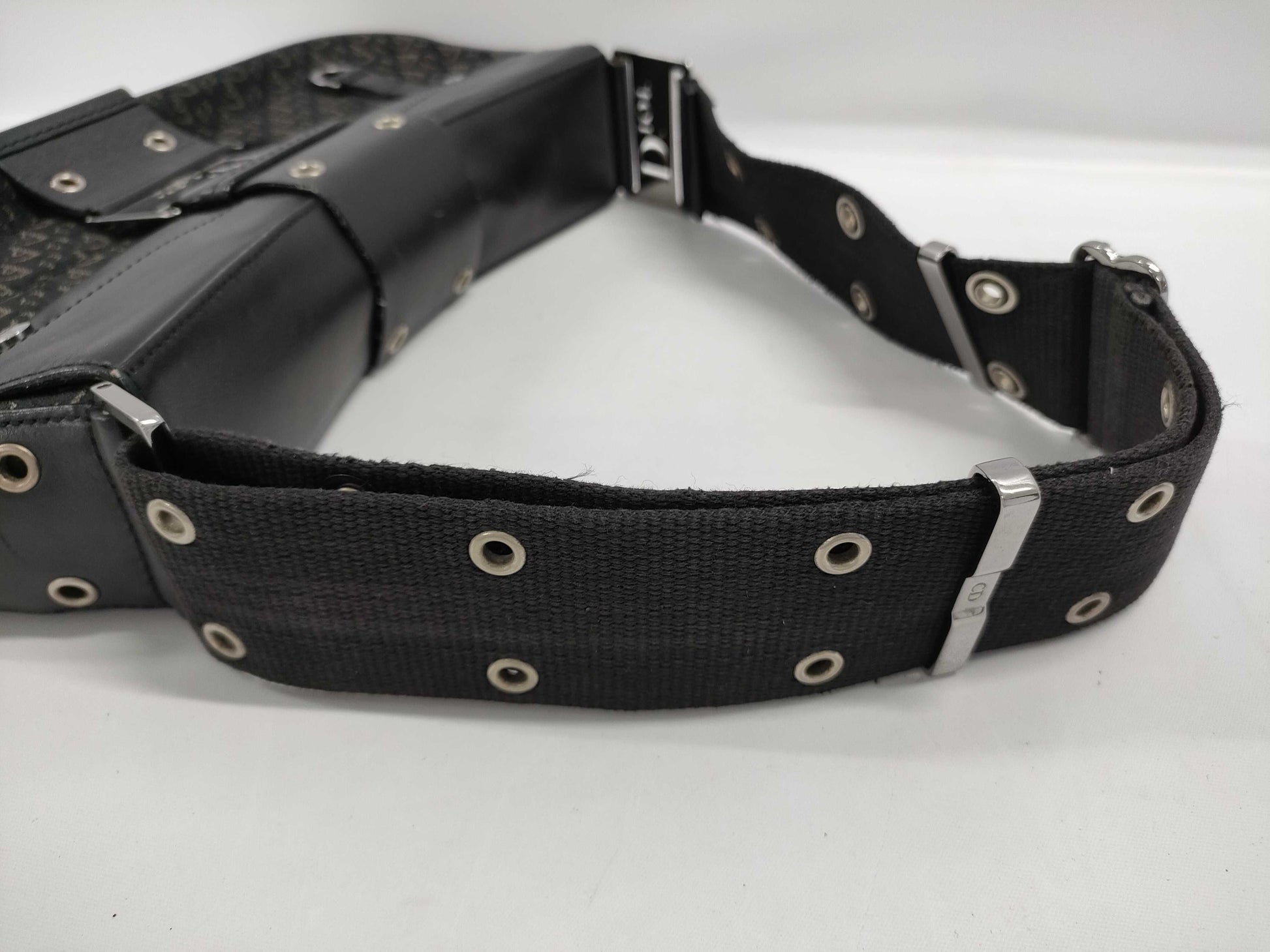 Dior Trotter Shoulder Canvas/Leather Shoulder Bag
