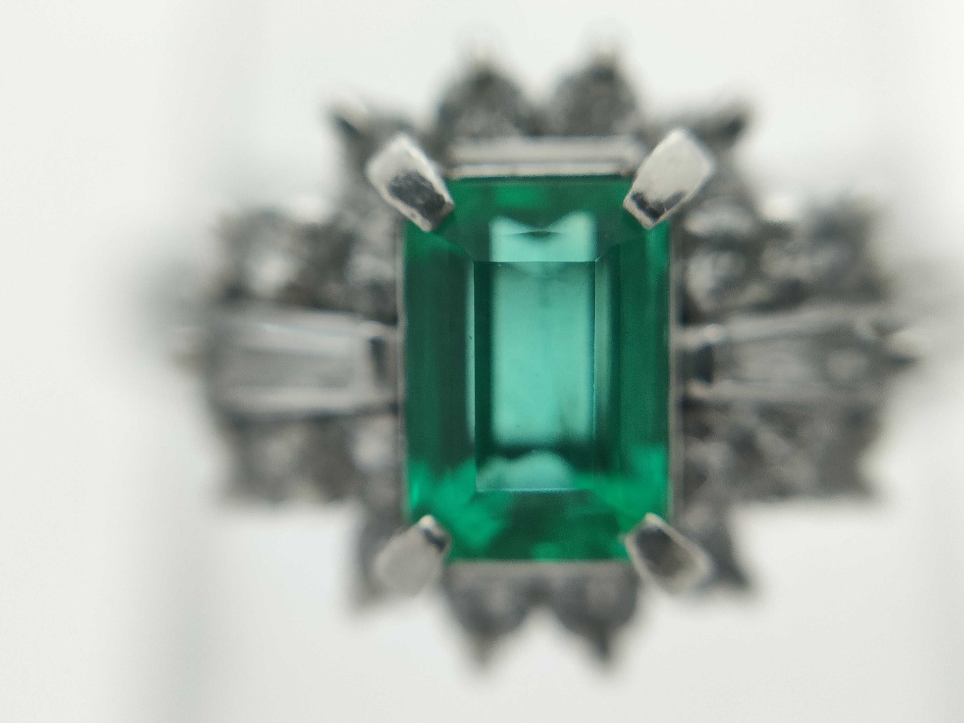 Mitsukoshi E0.34ct D0.27ct PT900 4.5g Ring