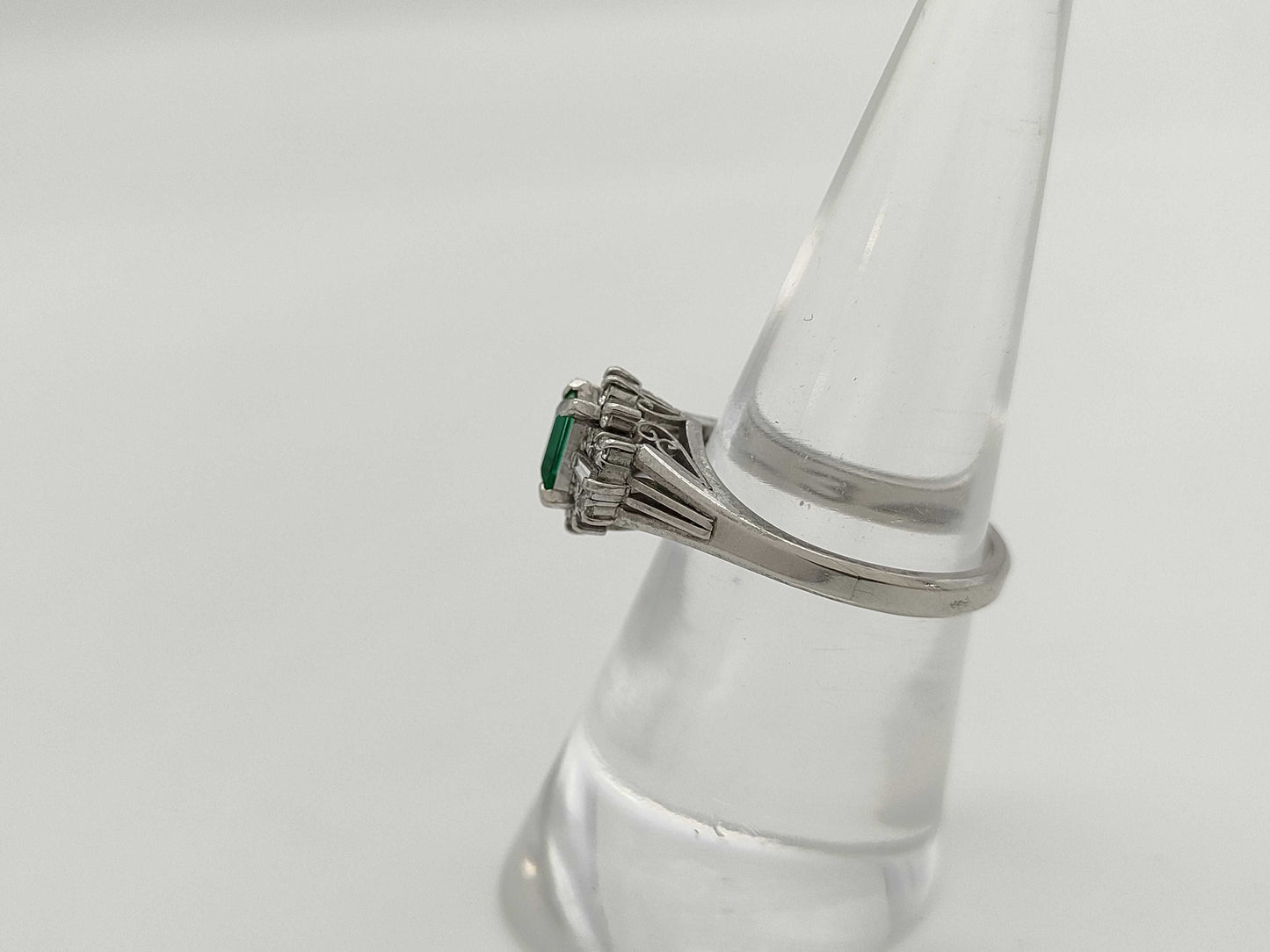 Mitsukoshi E0.34ct D0.27ct PT900 4.5g Ring