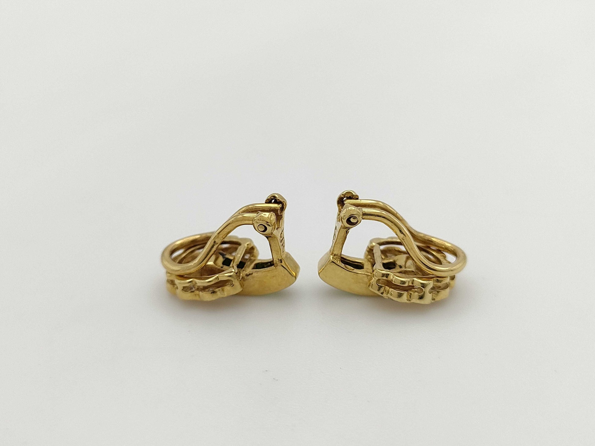 E0.59ct D0.55ct K18 5.0g Earrings