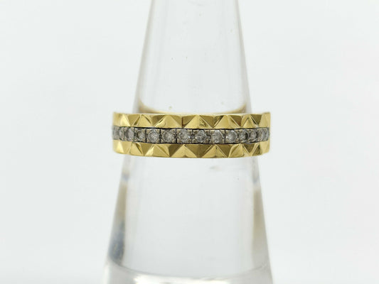 D0.20ct K18/K18WG 3.3g Ring