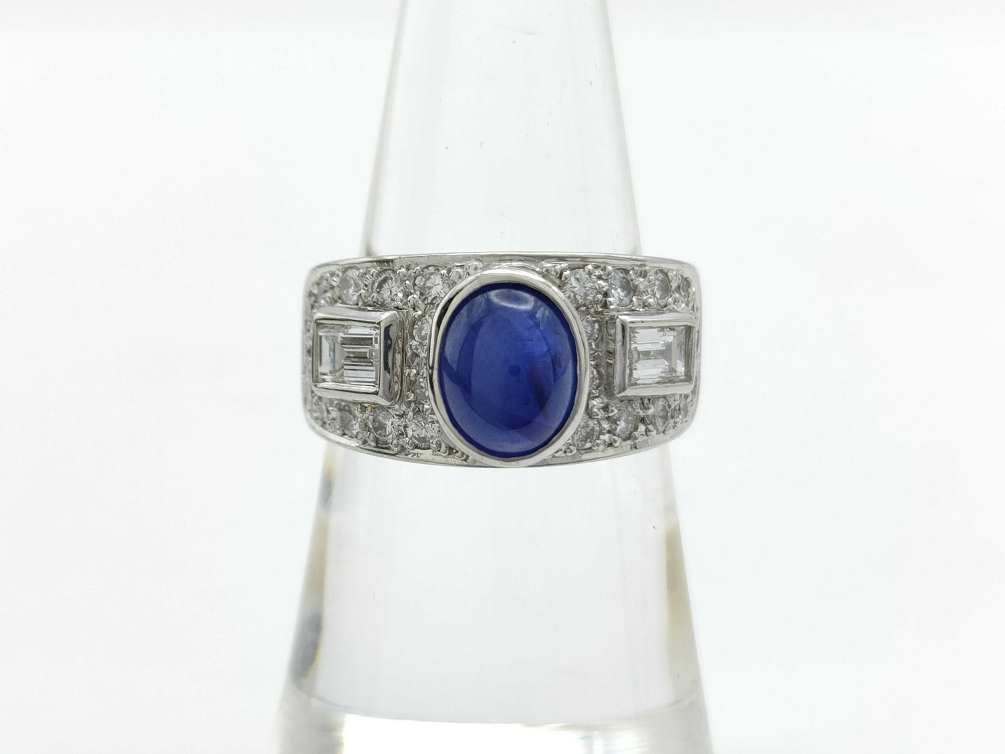 SS2.45ct D1.00ct PT900 12.7g Ring