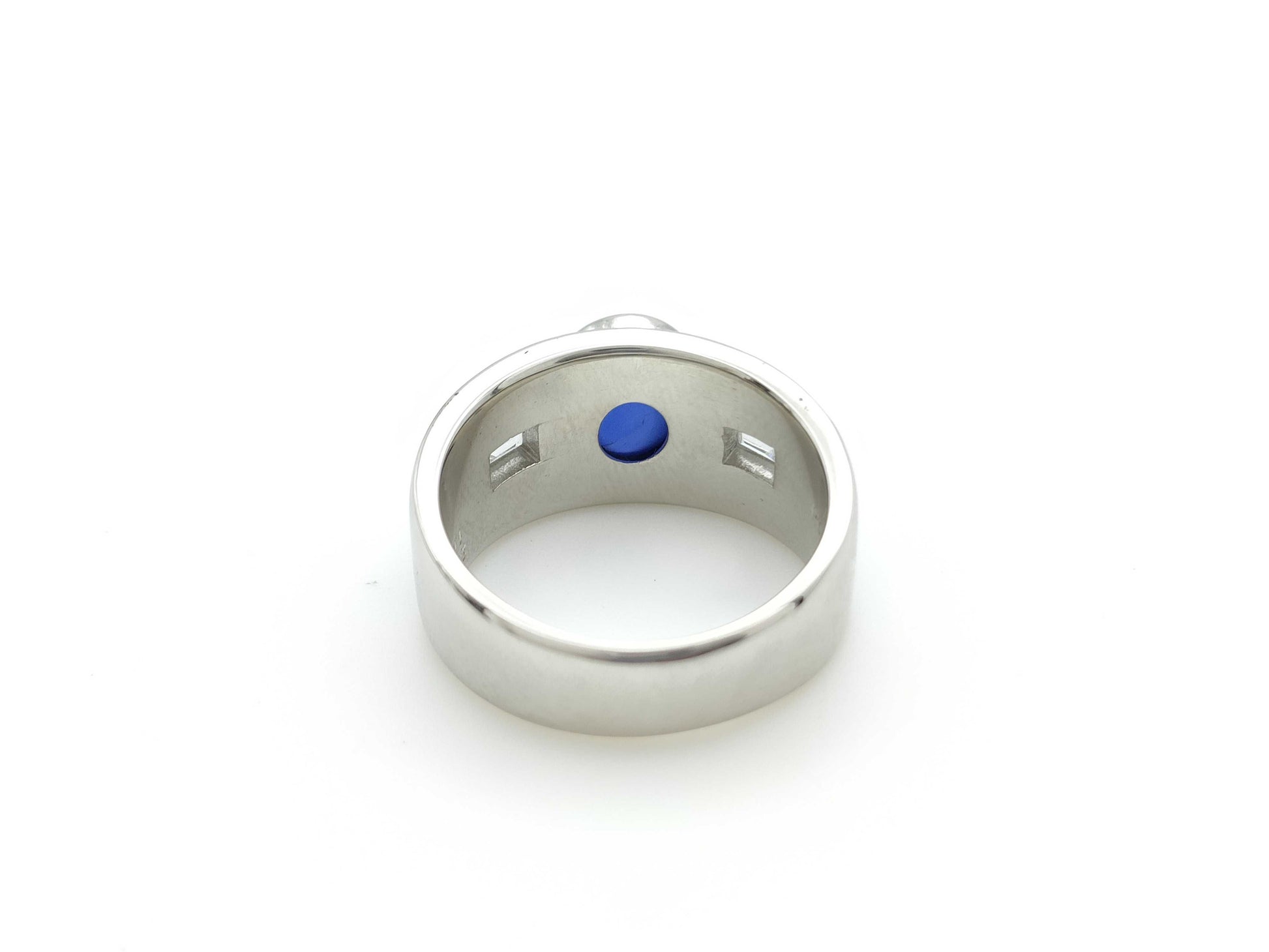 SS2.45ct D1.00ct PT900 12.7g Ring