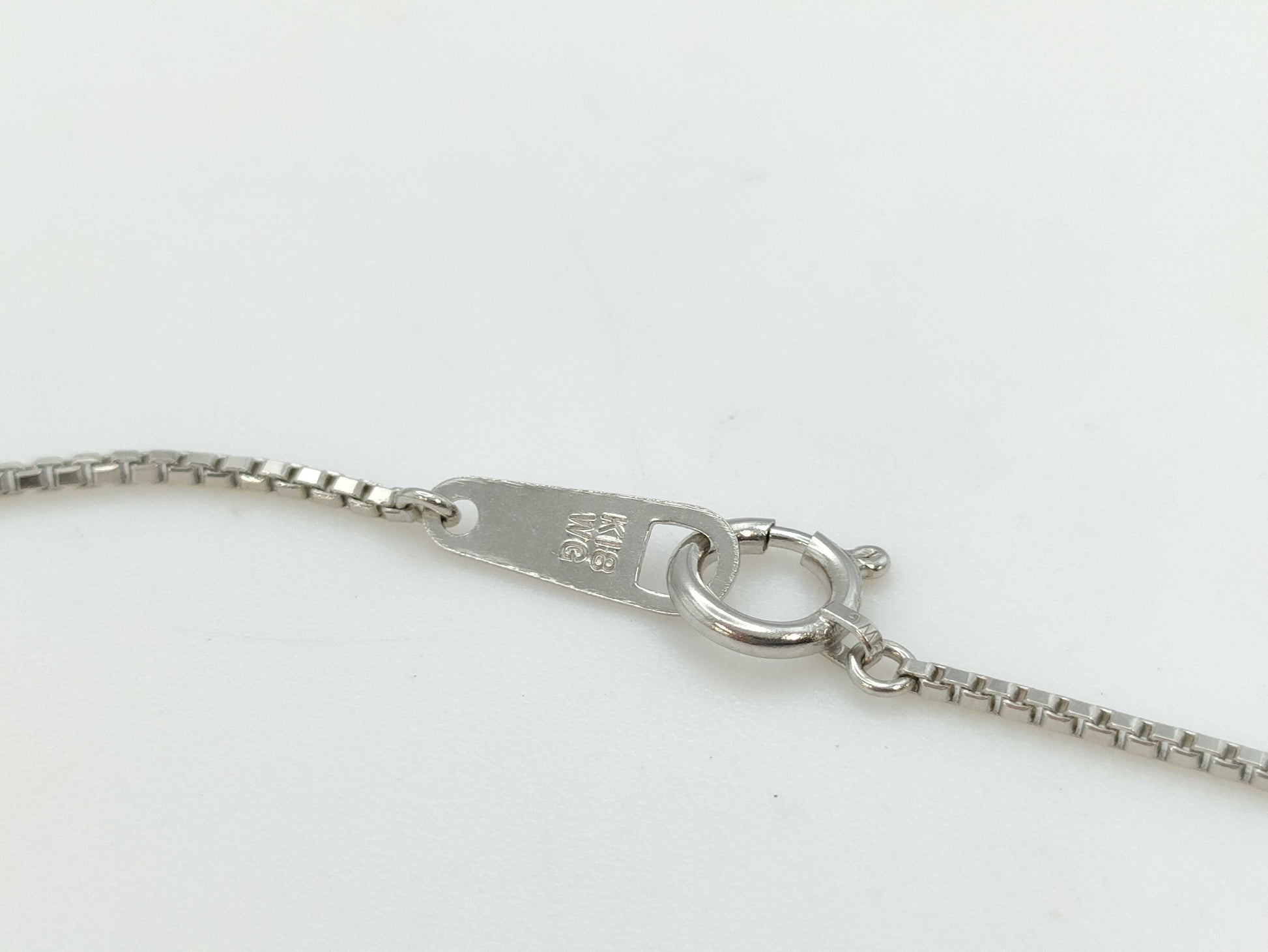 TASAKI TASAKI D0.39ct Cross K18WG 9.2g Necklace