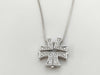 TASAKI TASAKI D0.39ct Cross K18WG 9.2g Necklace