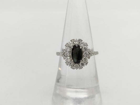 AX1.11ct D0.95ct PT950 3.7g Ring
