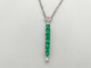 E2.00ct D0.02ct PT900/850 8.0g Necklace