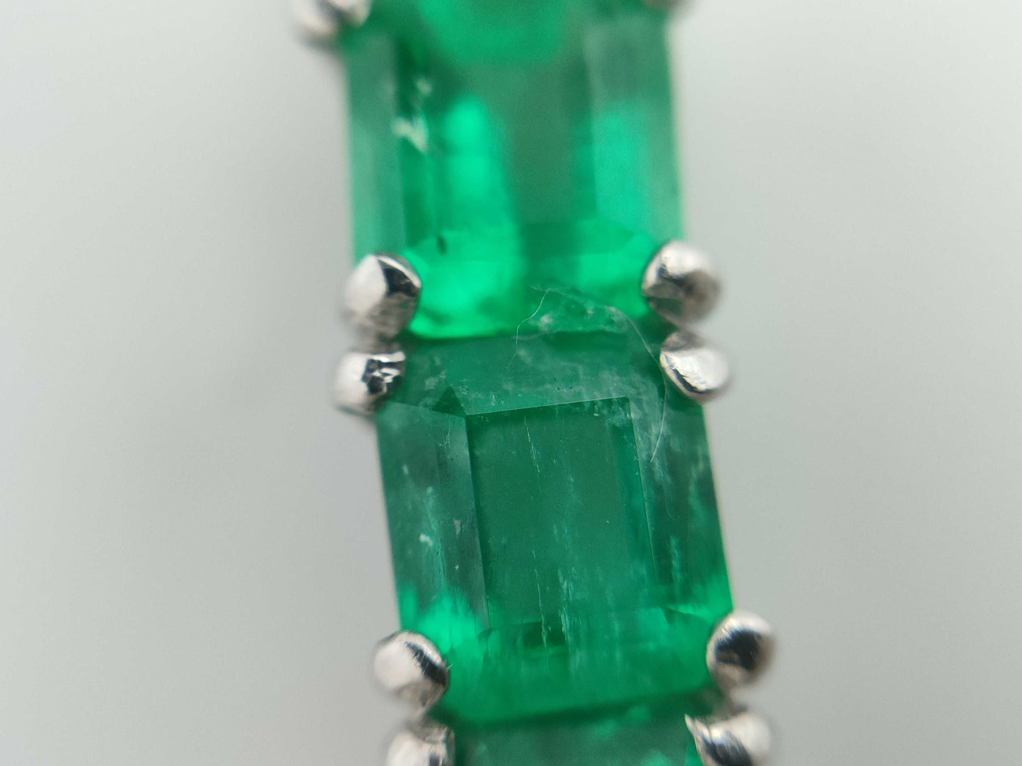 E2.00ct D0.02ct PT900/850 8.0g Necklace