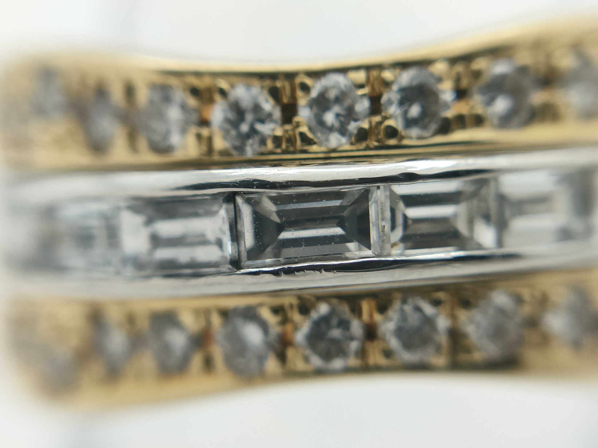 D0.44ct D0.41ct K18/PT900 11.4g Ring